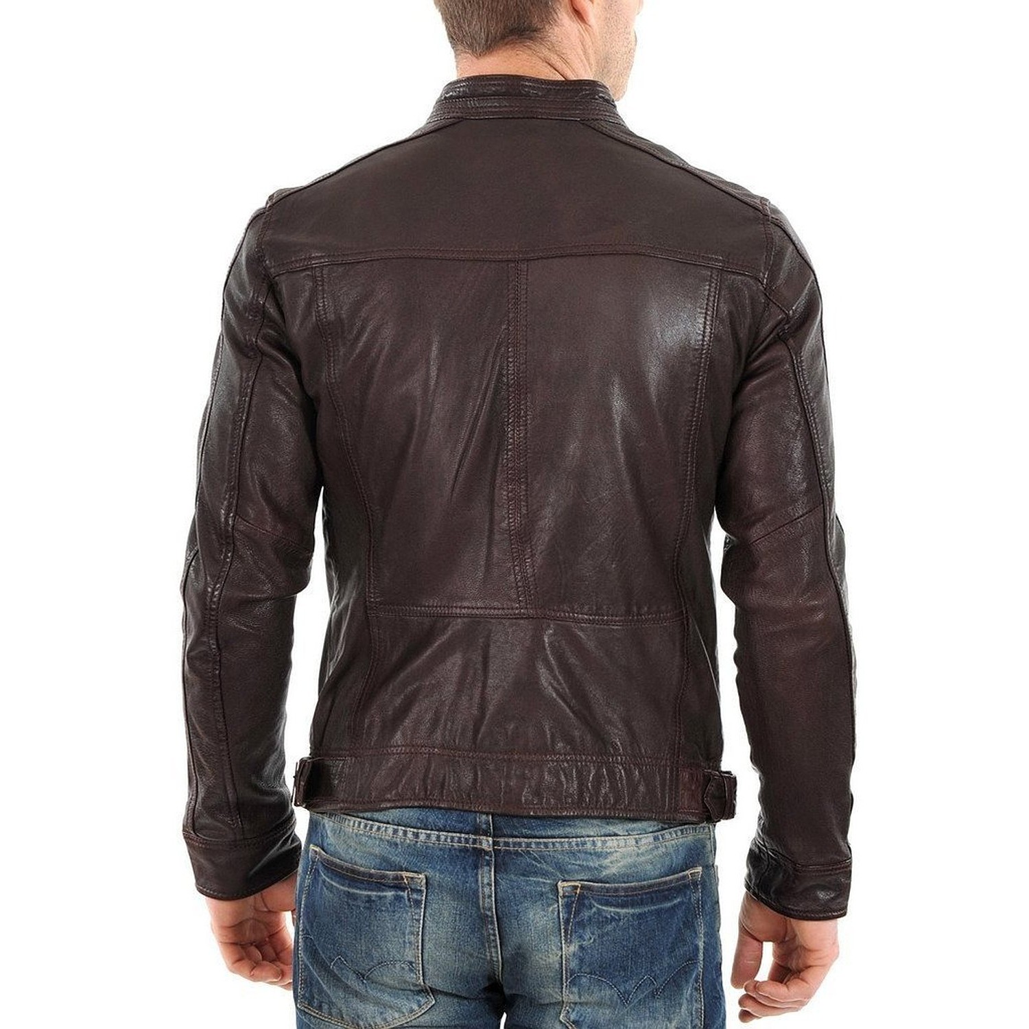 Laverapelle Mens Genuine Lambskin Leather Jacket 1501138 Black, Regal Jacket
