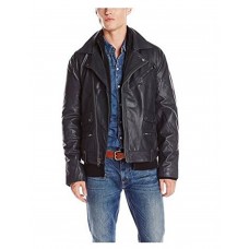 Laverapelle Men's Genuine Lambskin Leather Jacket (Double Rider Jacket) - 1501131