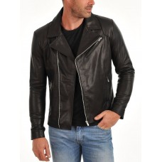 Laverapelle Men's Genuine Lambskin Leather Jacket (Double Rider Jacket) - 1501260