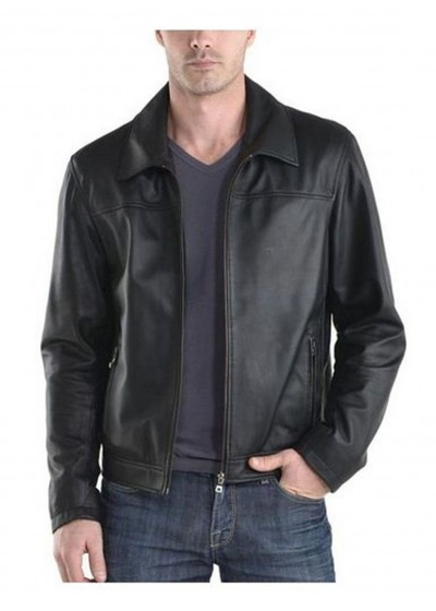 Laverapelle Men's Genuine Lambskin Leather Jacket (Aviator Jacket) - 1501514