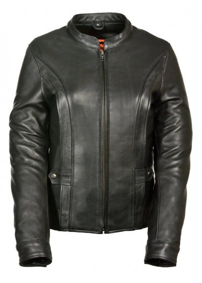 Laverapelle Men's Genuine Lambskin Leather Jacket (Racer Jacket) - 1501643