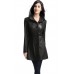Laverapelle Women's Genuine Lambskin Leather Coat (Car Coat) - 1522683