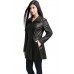 Laverapelle Women's Genuine Lambskin Leather Coat (Car Coat) - 1522683